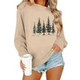 thumbnail image 1 of Neewe Women's Oversized Sweatshirt Christmas Crewneck Long Sleeve Casual Loose Pullover Tops, 1 of 8