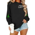 thumbnail image 1 of Neewe Women's Oversized Sweatshirt Christmas Crewneck Long Sleeve Casual Loose Pullover Tops, 1 of 8