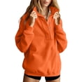 thumbnail image 1 of Neewe Women's Oversized Sweatshirts Casual Long Sleeve Fall Lightweight Sweatshirts Button Loose Pullover Tops, 1 of 8