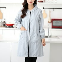 Neewe Women's Rain Jacket Waterproof Lightweight Packable Raincoat with Hood for Golf Hiking Travel Windbreaker