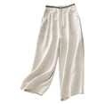 thumbnail image 1 of Neewe Women's Stretchy Wide Leg Palazzo Lounge Pants Casual Comfy High Waist Palazzo Pants, 1 of 3