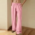 thumbnail image 1 of Neewe Women's Stretchy Wide Leg Palazzo Lounge Pants Casual Comfy High Waist Palazzo Pants, 1 of 8
