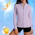 thumbnail image 1 of Neewe Women's UPF 50+ Lightweight Athletic Jacket Sun Protection Full Zip Long Sleeve Shirts Hiking Wearing watch Outdoor Pockets, 1 of 7