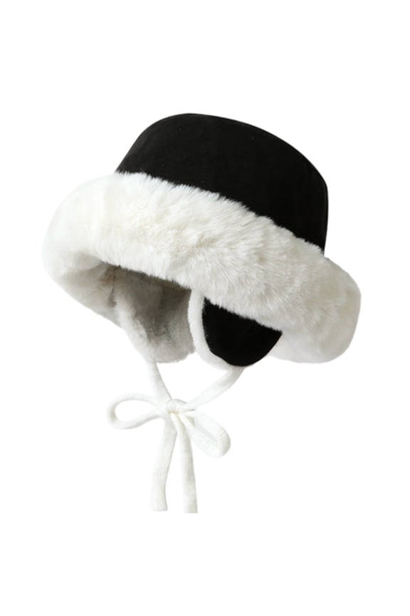Women's Warm Earmuff Thickened Earflap Hat Winter Cold Proof Warm Cotton Hat Cap Lei Feng Hats