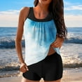 thumbnail image 1 of Neewe Womens Athletic 2 Piece Tankini Swimsuits with Shorts Swim Tank Tops with Sports Boyshorts Bathing Suits, 1 of 6