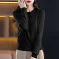 thumbnail image 1 of Neewe Womens Cardigan Casual Long Sleeve Open Front Button Down Loose Knit Lightweight Fall Sweaters, 1 of 4