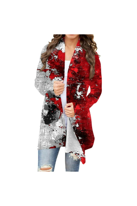 Womens Cardigan Casual Long Sleeve Open Front Button Down Loose Knit Lightweight Fall Sweaters