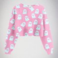 thumbnail image 1 of Neewe Womens Casual Long Sleeve Sweatshirt Crew Neck Cute Pullover Relaxed Fit Tops, 1 of 3