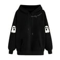 thumbnail image 1 of Neewe Womens Graphic Hoodies Unisex Oversized Hoodies Long Sleeve Pocket Pullover Halloween Fall 2025, 1 of 3