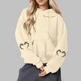 thumbnail image 1 of Neewe Womens Hoodies Fall Fashion Outfits Workout Sweatshirts Winter Halloween Oversized Pullover Tops Clothes 2025, 1 of 3