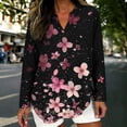 thumbnail image 1 of Neewe Womens Long Sleeve Shirts Casual Summer Fashion Ladie Tops Loose Fit Spring Lightweight Clothes Beach Vacation, 1 of 5