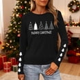 thumbnail image 1 of Neewe Womens Loose Long Sleeve T Shirts 2025 Basic Crewneck Tee Fall Tops Casual Workout Christmas Clothes, 1 of 9