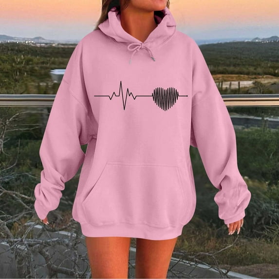 Neewe Womens Oversized Hoodies Comfy Sweatshirts Fall Fashion 2025 Outfits Casual Tops Fleece Clothes with Pockets