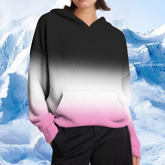 Neewe Womens Oversized Hoodies Comfy Sweatshirts Fall Winter Fashion 2025 Outfits Casual Tops Fleece Clothes