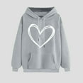 thumbnail image 1 of Neewe Womens Oversized Hoodies Fleece Sweatshirts Fall Fashion 2025 Pullover Sweaters Winter Clothes, 1 of 8