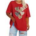 thumbnail image 1 of Neewe Womens Oversized Tshirt Graphic Tees Crew Neck Summer Short Sleeve Loose Fit Top, 1 of 4