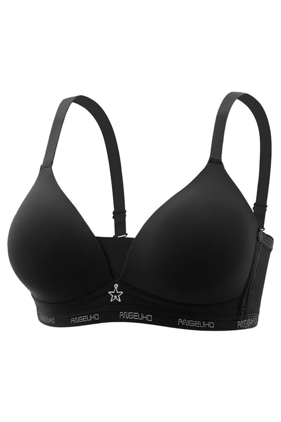Womens Wireless Jelly Bra Plus Size Supportive Seamless Bras Full Coverage Push Up Comfortable No Underwire Tshirt Bras