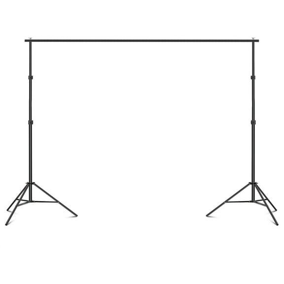 Neewer 10ft x 6.6ft Adjustable Photo Studio Backdrop Stand Kit - Includes 4 Crossbars, 6 Clamps, 2 Sandbags & Carry Bag for Portrait/Product Photography (3m x 2m Background Support System)