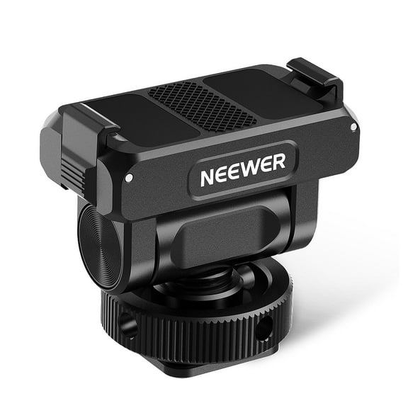 Neewer AC012 Magnetic Mount for DJI Action 5/4/3 - 160° Tilt, Quick Release with Cold Shoe & 1/4" Thread