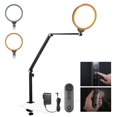 thumbnail image 1 of Neewer R18 18W 7" Desktop Ring Light with Stand & C-Clamp Arm, Full Screen LED, for Video Conference/Streaming/Makeup/Zoom, 1 of 8