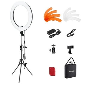 Neewer 55W Ring Light Kit with Stand & Phone Holder | 18" 5600K Dimmable LED for Selfie/Makeup/Photography, Compatible with iPhone Model RL-18D