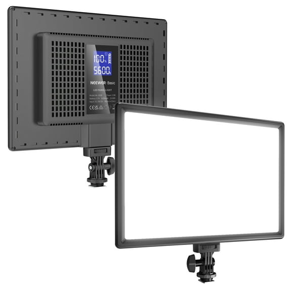 Neewer Basics NL-192B 13" LED Panel - 20W, 3200-5600K, CRI97+, 8000mAh, for Streaming/Studio