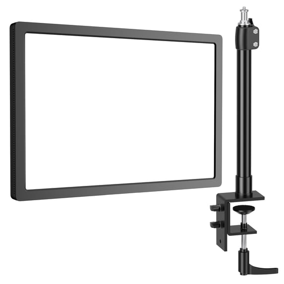 Neewer GL25B 12.9" Key Light - 25W, 2900-7000K, CRI98+, w/Stand & Remote, for Streaming/Zoom