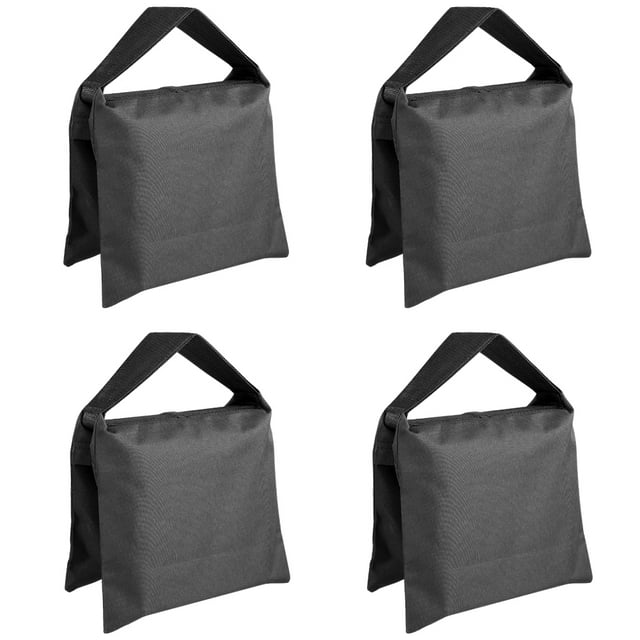 Neewer Heavy Duty Photographic Studio Sandbags for Light Stands, Boom Stands, Tripod - 4 Packs Set - Bags are EMPTY