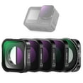 thumbnail image 1 of Neewer ND Filter Set (4 Pack) with 15X Magnification Lens, ND8 ND16 ND32 CPL Filter + Closeup Lens for Macro Photography Action Camera Accessories Compatible with GoPro Hero 13 12 11 10 9, FL-GP25, 1 of 8