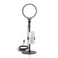 thumbnail image 1 of Neewer R06 7" Desk LED Ring Light With Stand & Phone Holder, 10W Dimmable Key Light For Video Recording, Live Streaming & Vlogs, 1 of 8