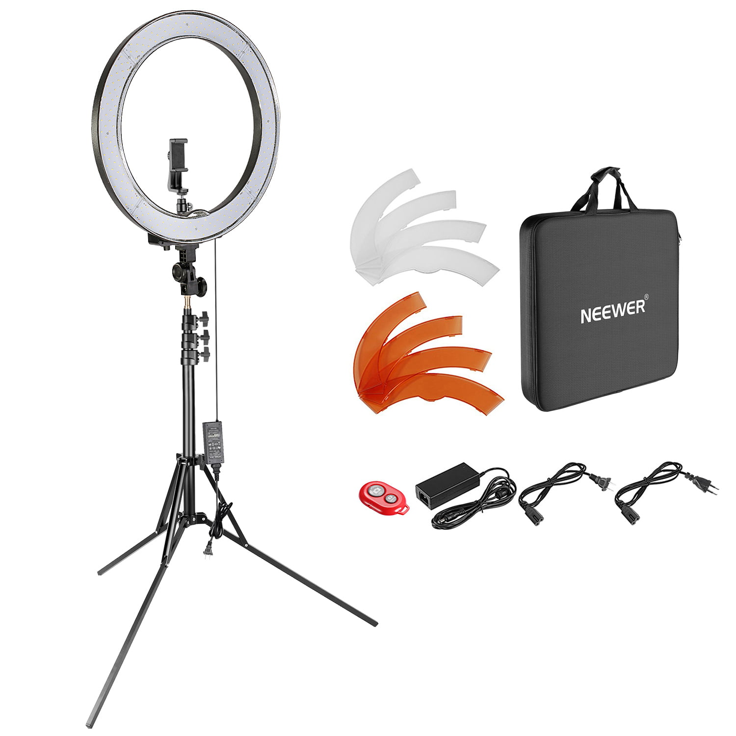 Neewer Advanced 18-inch LED Ring Light Support Manual Touch