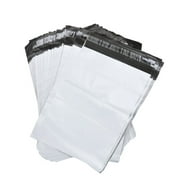 NefLaca 100pcs 14.5x19 Poly Mailers 2.5 Mil Envelopes Shipping Bags with Self Sealing Strip, White Poly Mailers