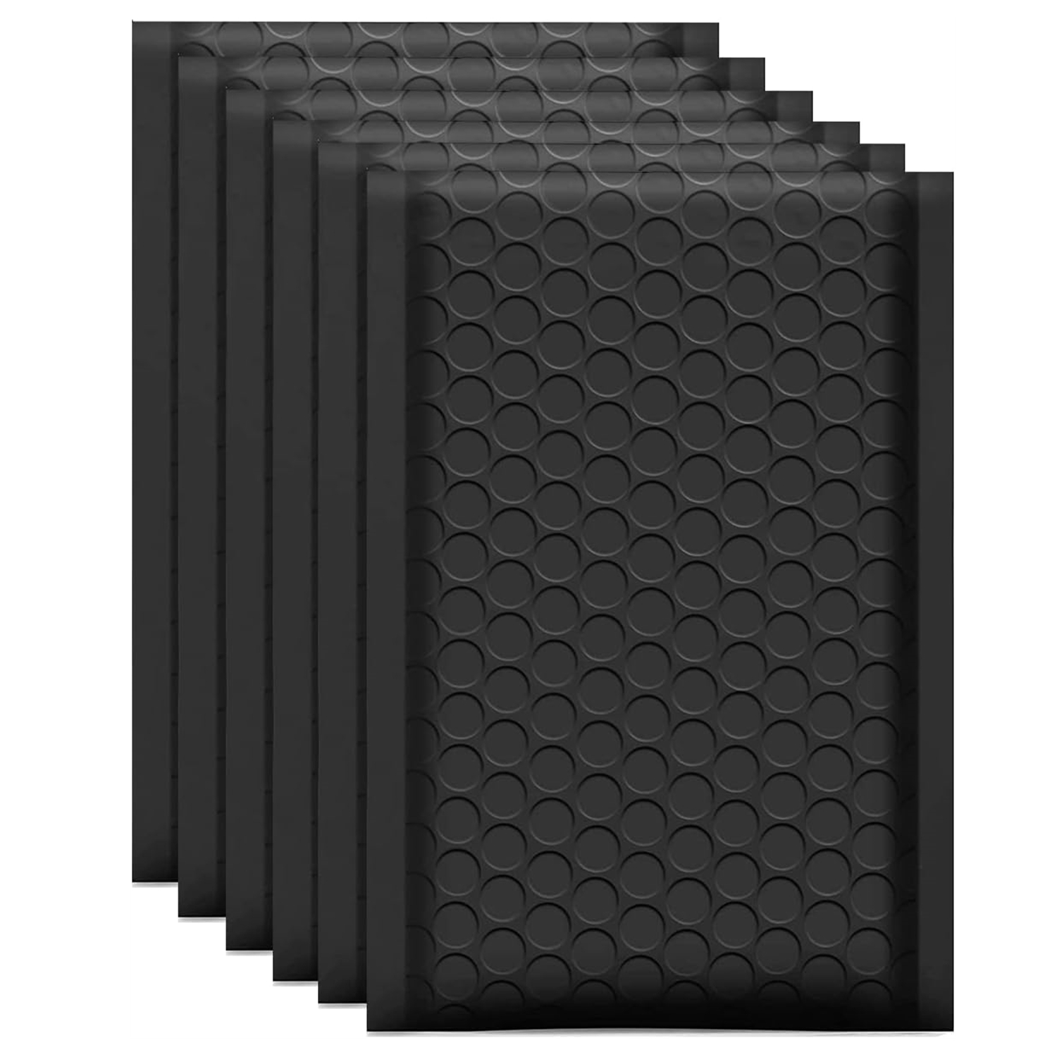 NefLaca 25 Pack 4" x 7" Bubble Mailers Padded Envelopes, Black