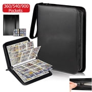 NefLaca 360 Cards Pocket Trading Card Binder 9 Pocket Trading Card Album Folder Case With Zip