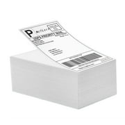 NefLaca Direct Thermal Labels 4x6 Shipping Labels with Perforation, Pack of 500 4x6 Fanfold Labels for Thermal Printers
