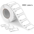 thumbnail image 1 of NefLaca Freezer Labels for Labelling, 3000 Deep Freezer Labels, Self-Adhesive, Removable, No Residue, 50 x 25 mm, 1 of 6
