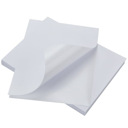 NefLaca Full Sheet Labels - 8.5" x 11", Blank White Permanent Adhesive Sticker Labels for Laser & Inkjet Printer, 500 Full Page Shipping Labels