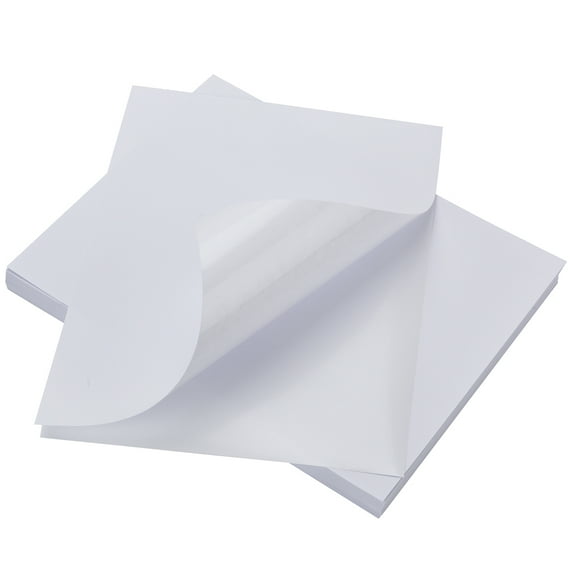 NefLaca Full Sheet Labels - 8.5" x 11", Blank White Permanent Adhesive Sticker Labels for Laser & Inkjet Printer, 500 Full Page Shipping Labels