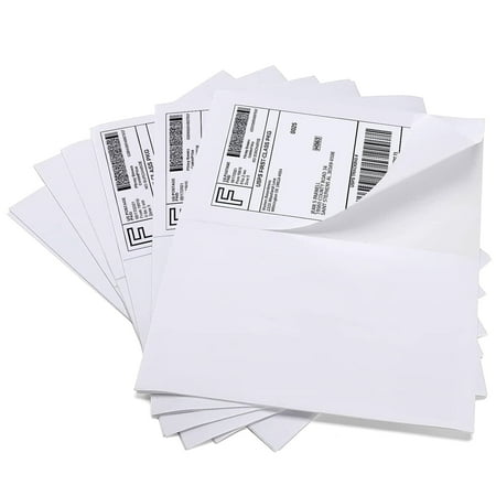 NefLaca Half Sheet Self Adhesive Shipping Labels for Laser and Inkjet Printers, 5.5" x 8.5", 500 Labels