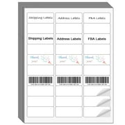 NefLaca Mailing Address Labels for Laser/Inkjet Printer 1" x 2 5/8", White, Pack of 3000 Labels