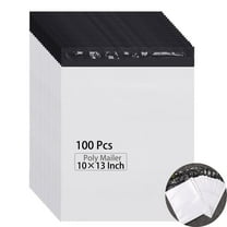 NefLaca Poly Mailers 10x13 White Self-Sealing Mailing Envelope Shipping Bags, Packaging for Small Business - 100 Pcs