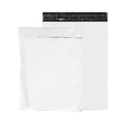 NefLaca Poly Mailers 12"x15.5" 100Pcs, Shipping Bags for Clothes, White Self Sealing Poly Mailing Bags, Waterproof and Tearproof