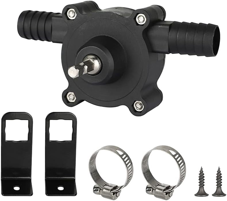Self-Priming Drill Pump – Electric Drill-Powered Water/Fluid Transfer Pump