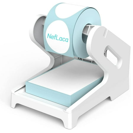 NefLaca Shipping Label Holder, Thermal Label Holder for Rolls and Fan-Fold Labels, Desktop Label Printer Accessory for Office, Home
