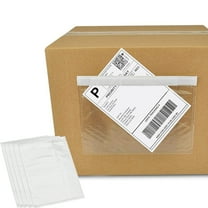 NefLaca Shipping Label Pouches/Sleeves, Packing List Envelopes, Clear, 6" x 9", 500 Pack
