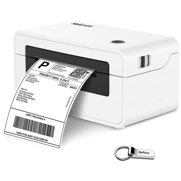 NefLaca Thermal Label Printer 4x6, High Speed Shipping Label