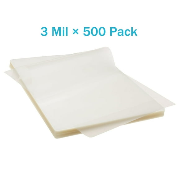 NefLaca Thermal Laminating Pouches 500 Pcs 9 x 11.5 inches 3 Mil Thick Clear Laminatiing Sheets
