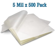 NefLaca Thermal Laminating Pouches, 9" x 11.5", 5 Mil, 500 Pack, for Home/Office/School