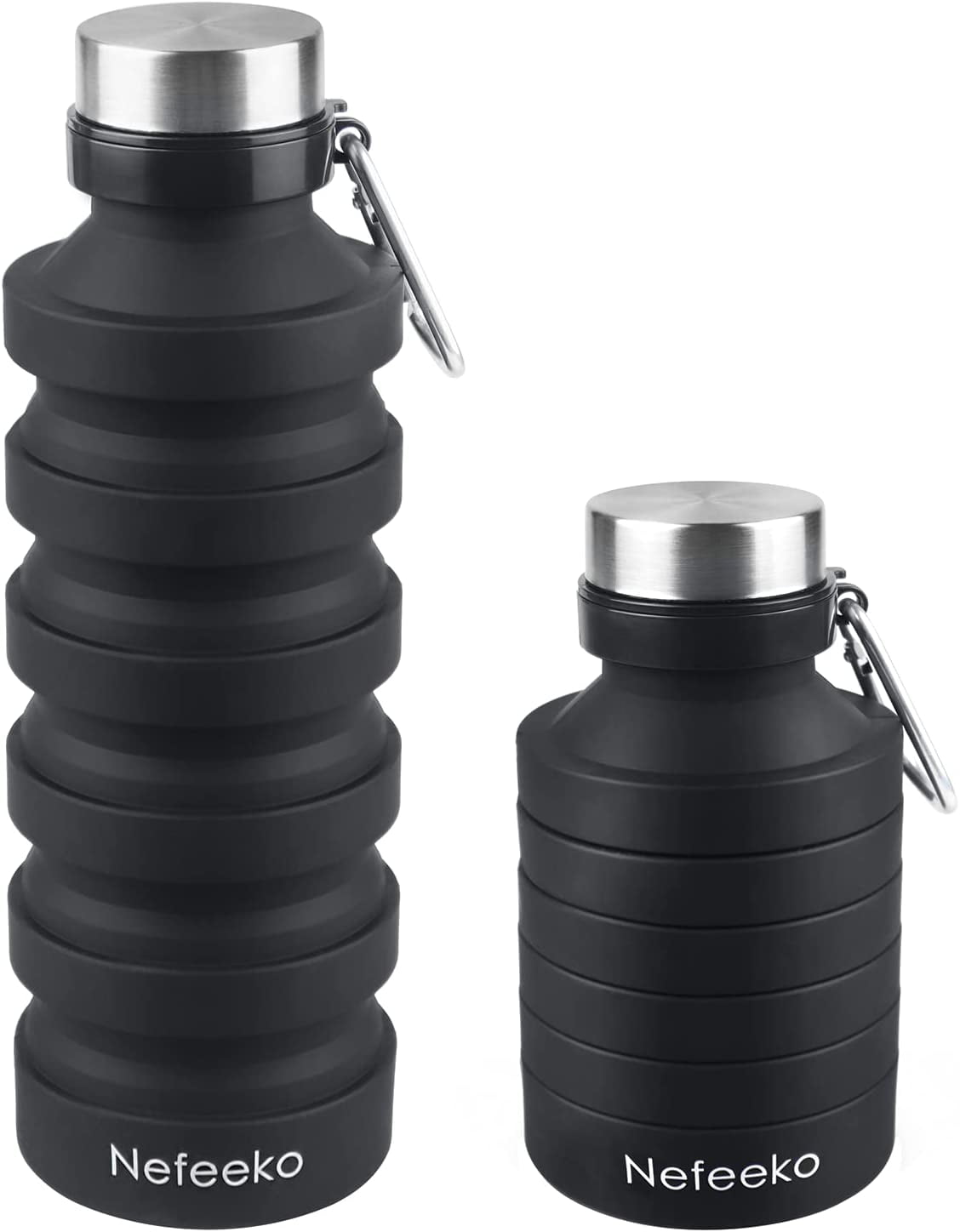 mountop Collapsible Water Bottle, Portable Food Grade Silicone Foldable  Travel Reusable Leak Proof W…See more mountop Collapsible Water Bottle