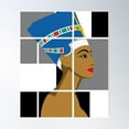 thumbnail image 1 of Nefertiti Poster Wall Art, Modern Wall Decor For Living Room Bedroom, 12x18 UNFRAMED, 1 of 3